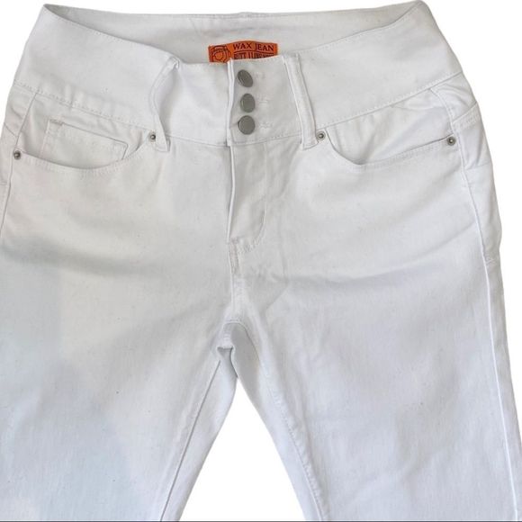 Wax Jean White skinny pants size 5 lifting effect - Picture 2 of 4